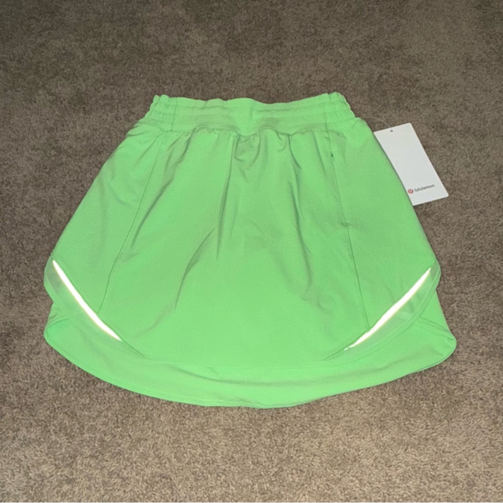 lululemon athletica Hotty Hot HR Lime Green Skort
